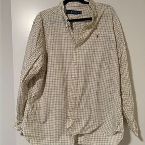 Polo by Ralph Lauren Men's Beige Plaid Shirt